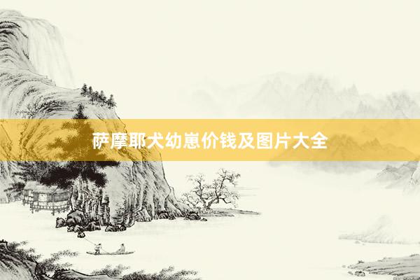 萨摩耶犬幼崽价钱及图片大全